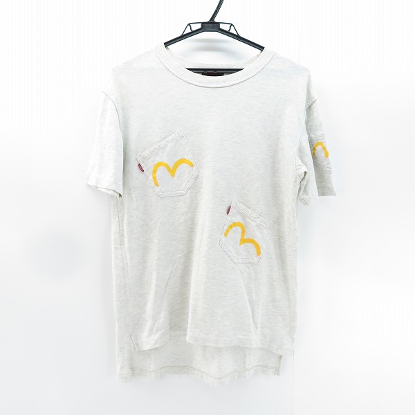 実際に弊社で買取させて頂いたEVISU/エヴィス カモメポケットTシャツ/38