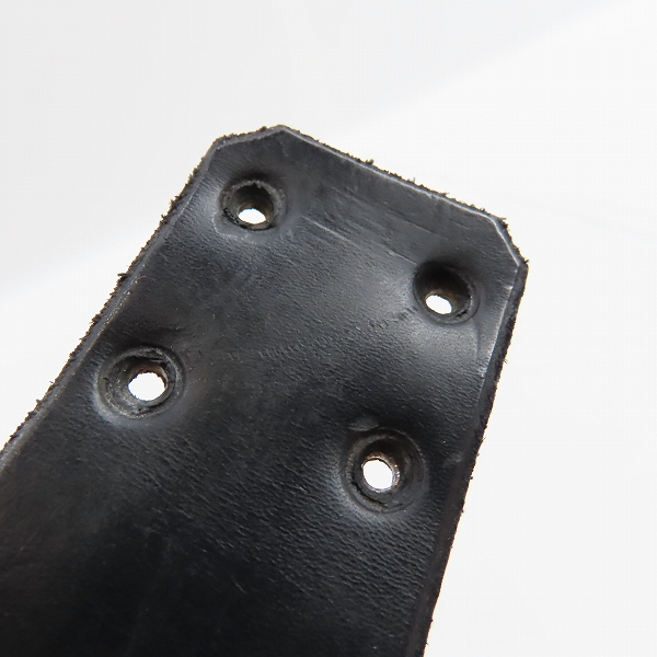 実際に弊社で買取させて頂いた【難有】STANLEY GUESS/スタンリーゲス レザーベルト マルチウッド スクエアバックルの画像 6枚目