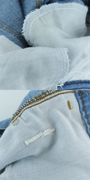 実際に弊社で買取させて頂いたLevi’s/リーバイス オレンジタブ/ヴィンテージ/ビンテージ 刻印23 42 TALON ZIP/Movin'On デニムパンツ の画像 8枚目