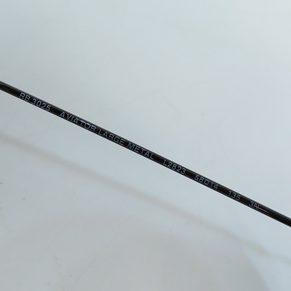 実際に弊社で買取させて頂いたRay-Ban/レイバン AVIATOR LARGE METAL アビエーター サングラス/アイウェア RB3025 L2823の画像 6枚目