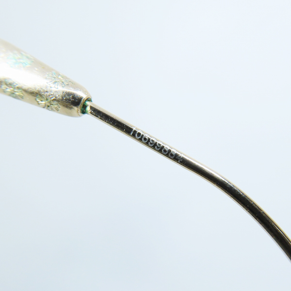 実際に弊社で買取させて頂いたCHROME HEARTS/クロムハーツ BONE PRONE I CHプラス 眼鏡フレーム/アイウェアの画像 5枚目