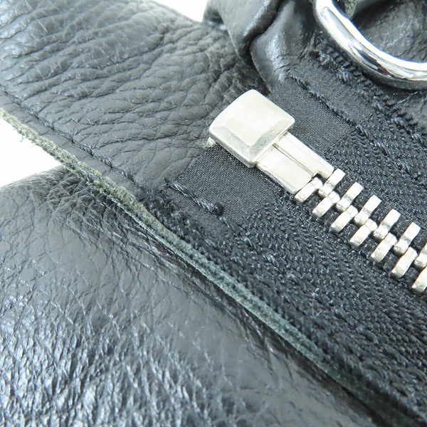 実際に弊社で買取させて頂いたRoen/ロエン レザー トートバッグ/ハンドバッグ ブラックの画像 5枚目