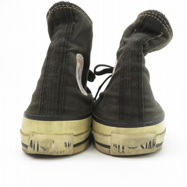 実際に弊社で買取させて頂いたCONVERSE/コンバース 80s ALL STAR/オールスター ハイカット ブラック/7の画像 1枚目