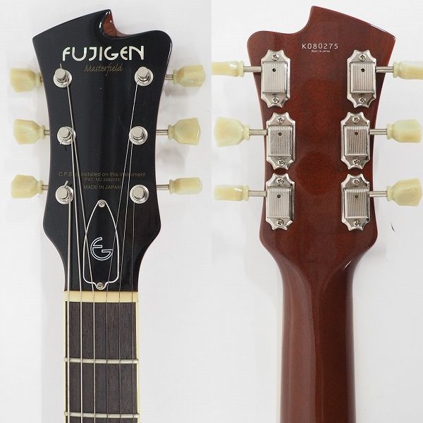 実際に弊社で買取させて頂いた★FUJIGEN/FGN/フジゲン Masterfield MSA-SP NAT セミアコ エレキギター ハードケース付の画像 2枚目