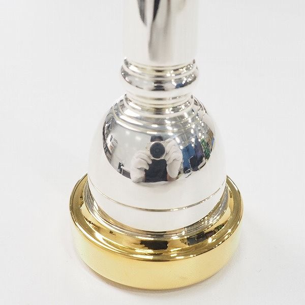 実際に弊社で買取させて頂いたBrass Lab.MOMO/ブラスラボモモ 51W☆ ユーフォニアム用マウスピース IG/リム・インナー金メッキ、ボディ銀メッキ仕上の画像 2枚目