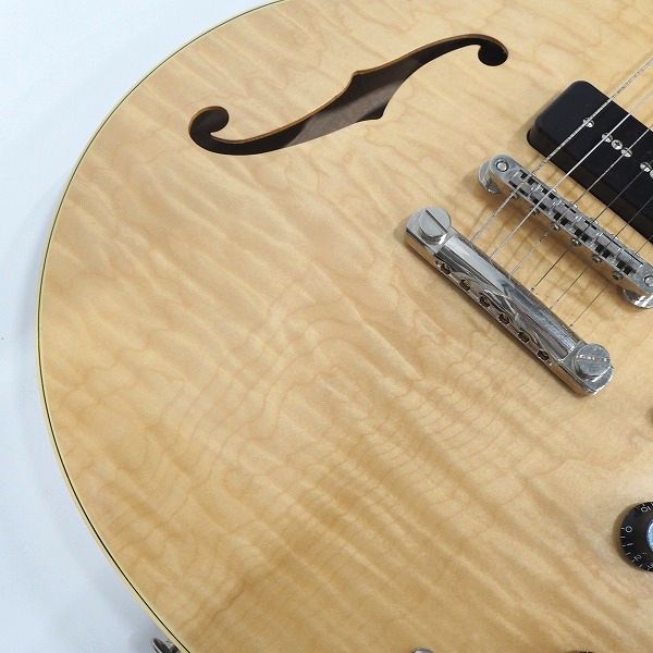 実際に弊社で買取させて頂いた★FUJIGEN/FGN/フジゲン Masterfield MSA-SP NAT セミアコ エレキギター ハードケース付の画像 5枚目