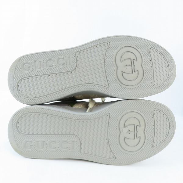 実際に弊社で買取させて頂いたGUCCI/グッチ GGスプリーム スニーカー 700641/8.5の画像 2枚目