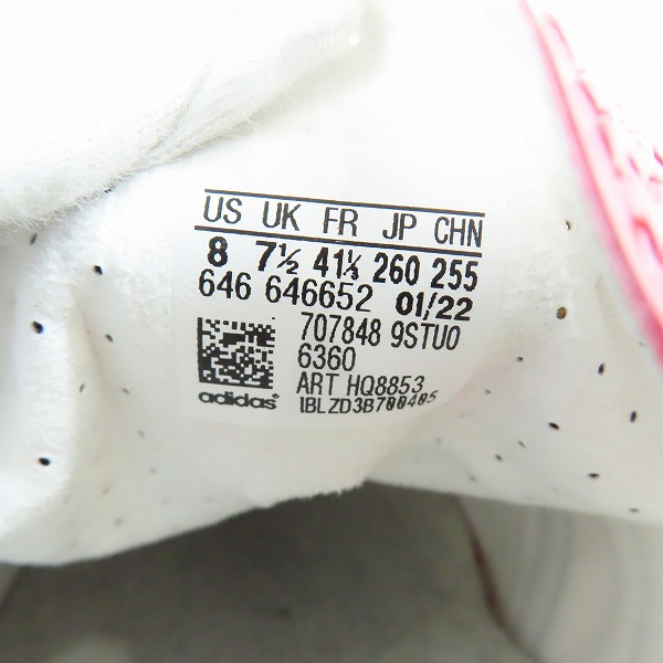 実際に弊社で買取させて頂いたadidas × Gucci/アディダス グッチ Gazelle Red/ガゼル レッド スニーカー HQ8853/26の画像 5枚目