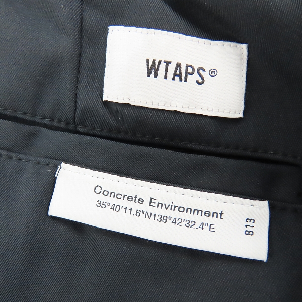 実際に弊社で買取させて頂いたWTAPS/ダブルタップス 23SS TROUSERS POLY. TWILL. DOT SIGHT ワイドパンツ 231TQDT-PTM02/04の画像 7枚目
