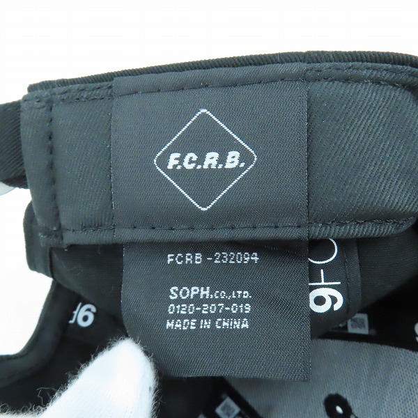 実際に弊社で買取させて頂いた【未使用】F.C.R.B.×New Era/エフシーアールビー×ニューエラロゴ刺繡 帽子/キャップ FCRB-232094-Aの画像 5枚目