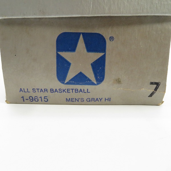 実際に弊社で買取させて頂いたCONVERSE/コンバース 80s ヴィンテージ/ビンテージ USA製/銀箱 ALL STAR/オールスター スニーカー 1-9615/7の画像 9枚目