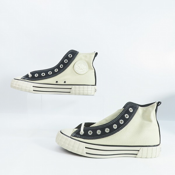 実際に弊社で買取させて頂いた【未使用】 CONVERSE/コンバース オールスター US リブド ハイカット スニーカー 1SD863/27の画像 3枚目