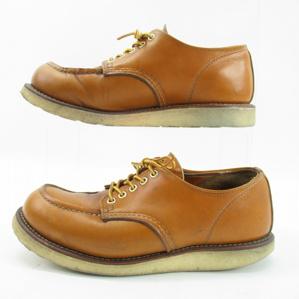 実際に弊社で買取させて頂いたREDWING/レッドウィング WORK OXFORD アイリッシュセッター 犬タグ復刻 9895/8Dの画像 3枚目