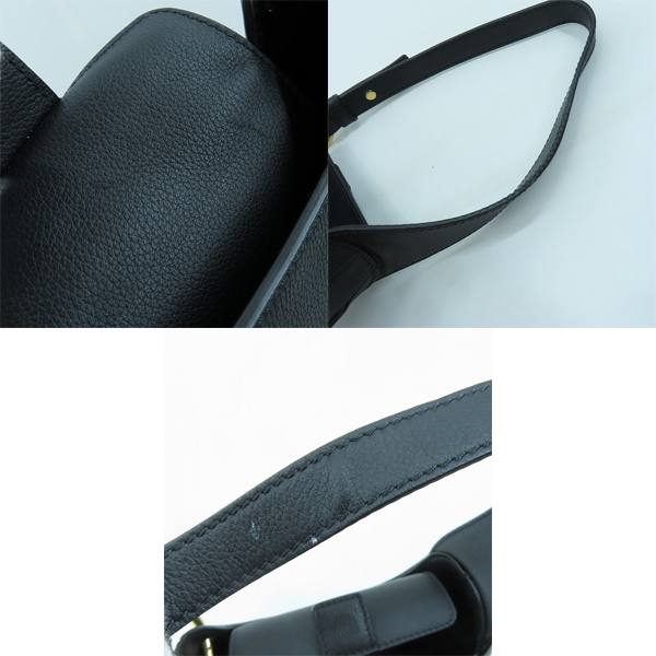 実際に弊社で買取させて頂いたVersace/ヴェルサーチ La Medusa small hobo bag Black/メデューサスモールホーボーバッグ ブラックの画像 8枚目