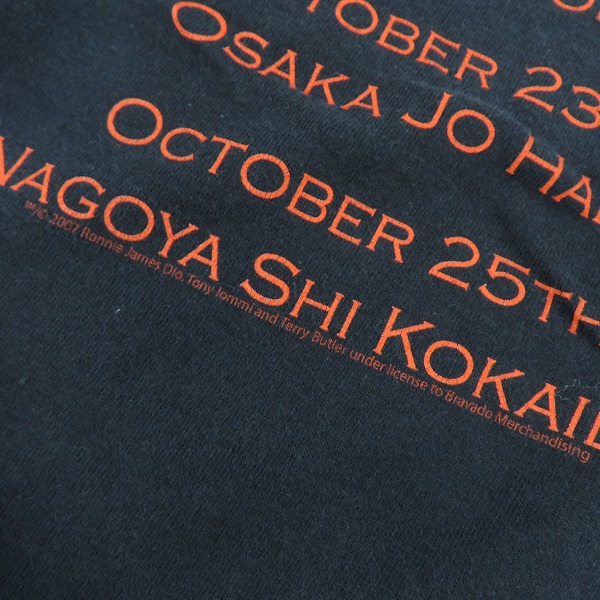 実際に弊社で買取させて頂いたHEAVEN AND HELL/へヴンアンドヘル SHOOTボディ/JAPAN TOUR 2007 バンドTシャツ Lの画像 6枚目