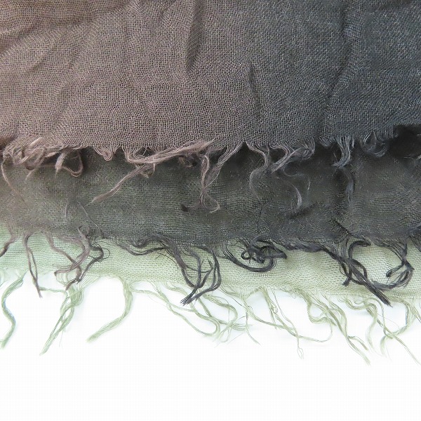 実際に弊社で買取させて頂いたFaliero Sarti/ファリエロ サルティ グラデーションカラー 大判ストールの画像 3枚目