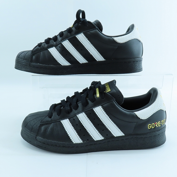 実際に弊社で買取させて頂いたadidas × atmos/アディダス ×アトモス SUPERSTAR GTX atmos G-SNK CBLACK/スーパースター ID3265/25の画像 3枚目