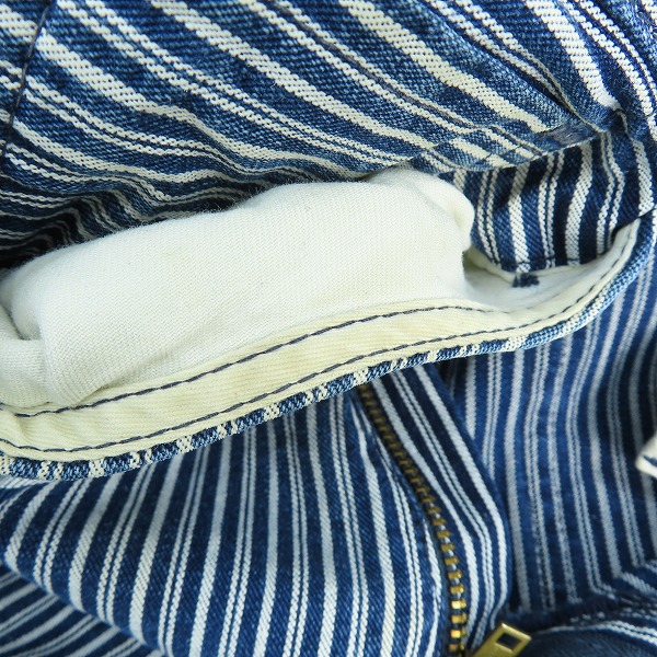 実際に弊社で買取させて頂いたEVISU/エヴィス ドットカモメ ストライプパンツ 2005/33×34の画像 6枚目