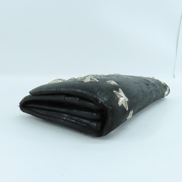 実際に弊社で買取させて頂いたJIMMY CHOO/ジミーチュウ スタースタッズ 二つ折り長財布の画像 2枚目