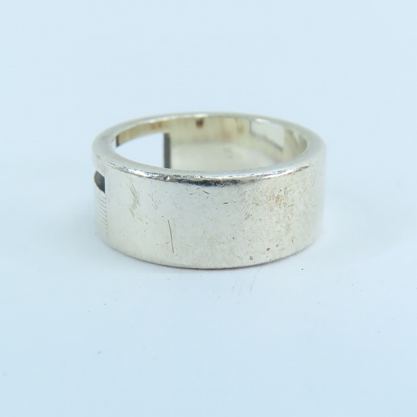 実際に弊社で買取させて頂いたGUCCI/グッチ ブランテッドG Gロゴ リング シルバー 925/13.5号-14号の画像 2枚目