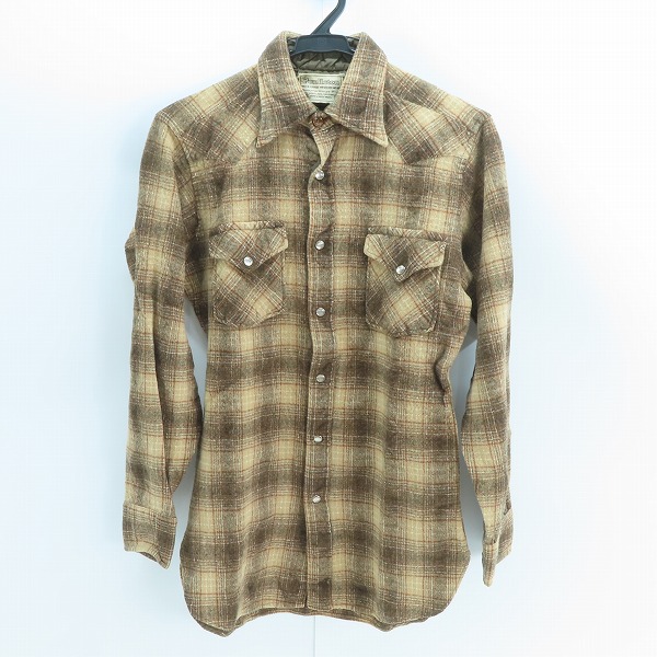 実際に弊社で買取させて頂いたPENDLETON/ペンドルトン ウール チェックシャツ/M