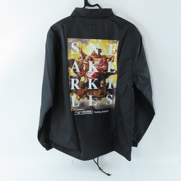 実際に弊社で買取させて頂いた(3)【未使用】FR2 × SNKRDUNK/エフアールツー × スニーカーダンク Angel Coach Jacket Black FRC2905/Lの画像 1枚目