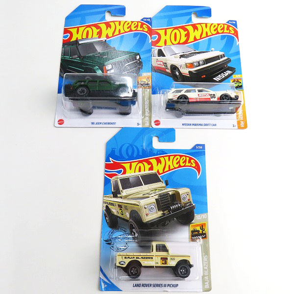 実際に弊社で買取させて頂いた【おまとめ/未開封】Hot Wheels/ホットウィール LAND ROVER SERIES 3 PICKUP/95 JEEP CHEROKEE/TOYOTA LAND CRUISER 80 他の画像 3枚目