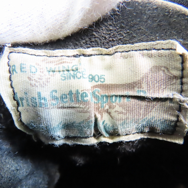 実際に弊社で買取させて頂いたRED WING/レッドウィング 四角犬タグ アイリッシュセッター モックトゥ ブーツ 8179/8.5Eの画像 5枚目