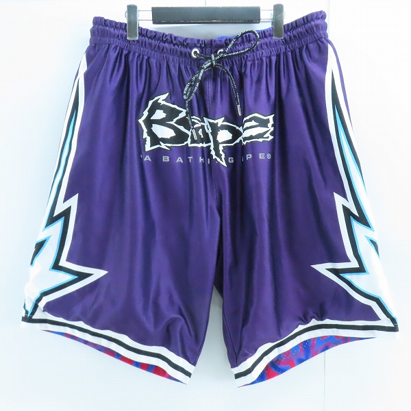 実際に弊社で買取させて頂いたA BATHING APE/アベイシングエイプ リバース ベースボール ショーツ/ハーフパンツ 001SPK301317M/2XL