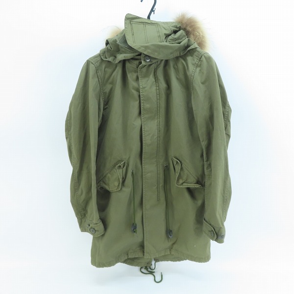実際に弊社で買取させて頂いたHARE/ハレ フード付き モッズコート HA030028DR/S