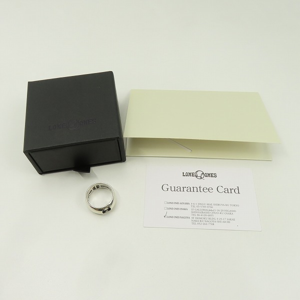 実際に弊社で買取させて頂いた【ギャラ付】LONE ONES/ロンワンズ ディープ シルバーリング スカル/21号の画像 9枚目