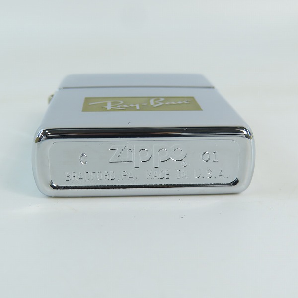 実際に弊社で買取させて頂いたZIPPO/ジッポー Ray-Ban/レイバン ロゴ 2001年製の画像 2枚目