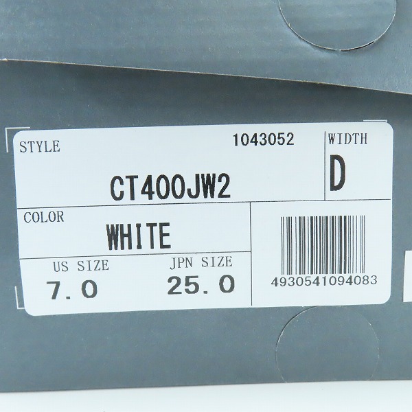 実際に弊社で買取させて頂いたCOMME des GARCONS JUNYA WATANABE MAN×NEW BALANCE/ギャルソン×ニューバランス ローカットスニーカー CT400JW2/25.0の画像 8枚目