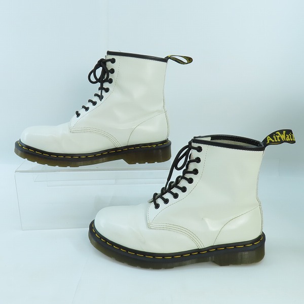 実際に弊社で買取させて頂いたDr.Martens/ドクターマーチン 1460 8EYE BOOT/8ホール ブーツ ホワイト 11822100/UK8の画像 3枚目