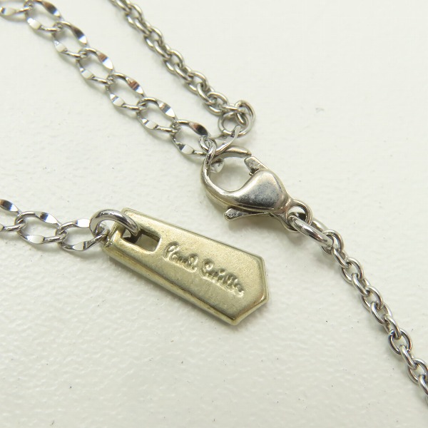 実際に弊社で買取させて頂いたPaul Smith/ポールスミス  "Quote" ダブルリング ネックレスの画像 4枚目