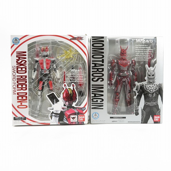 実際に弊社で買取させて頂いたBANDAI/バンダイ S.H.Figuarts 仮面ライダー電王 ソードフォーム/モモタロスイマジン 2点セット