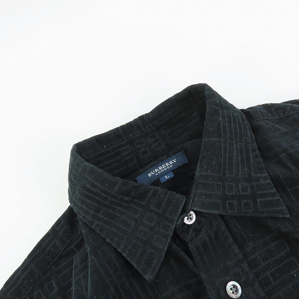 実際に弊社で買取させて頂いたBURBERRY London /バーバリーロンドン タータンチェック 長袖シャツ BBW12-529-09/Lの画像 5枚目