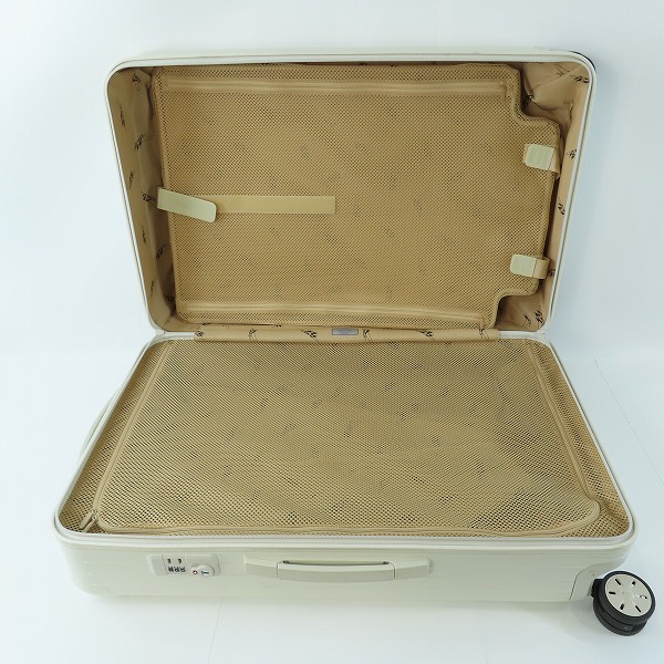実際に弊社で買取させて頂いたRIMOWA×UNITED ARROWS別注/リモワ×ユナイテッドアローズ SALSA ECRU キャリーケース97L/810.90.531の画像 8枚目