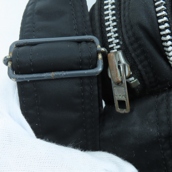 実際に弊社で買取させて頂いたPORTER/ポーター TANKER/タンカー ショルダーバッグ ブラックの画像 9枚目