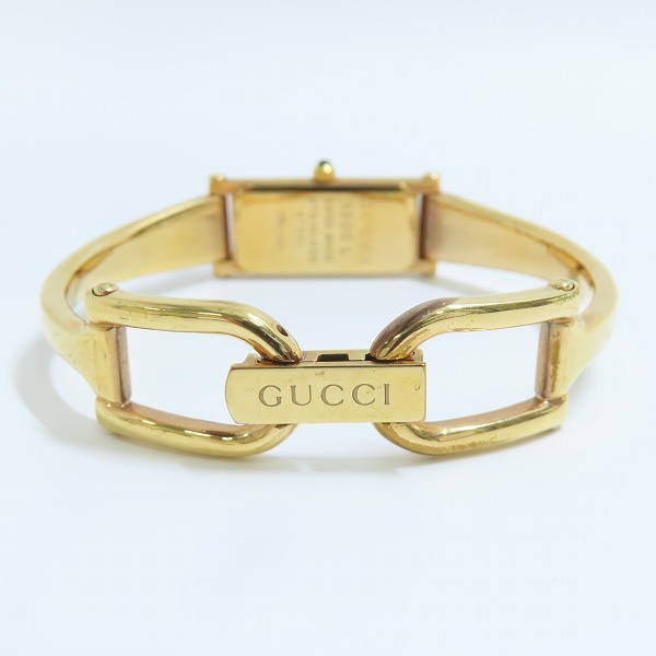 実際に弊社で買取させて頂いたGUCCI/ グッチ 1500L 1P ダイヤモンド クォーツ アナログ レディース腕時計【動作未確認】の画像 2枚目