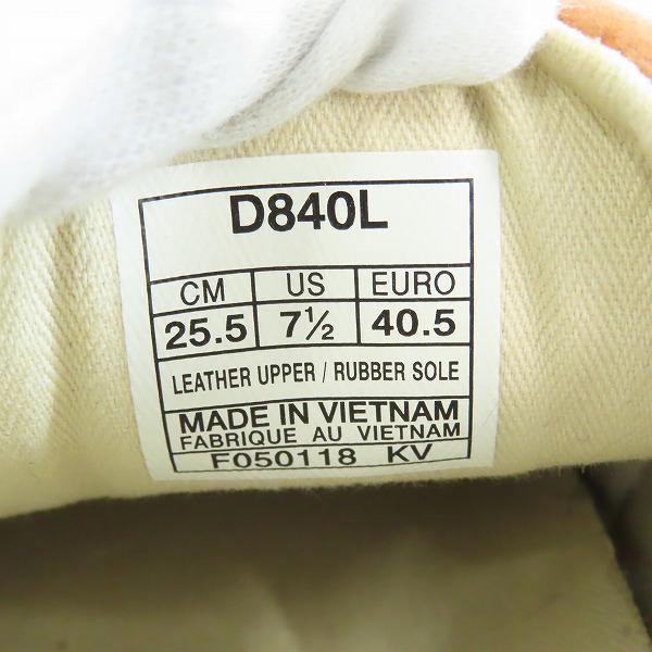 実際に弊社で買取させて頂いたOnitsuka Tiger/オニツカタイガー TIGER ALLY SAKURA D840L/25.5の画像 5枚目