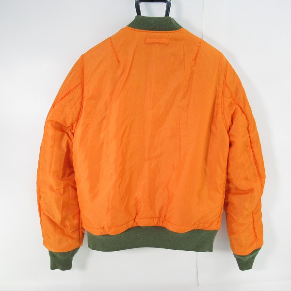 実際に弊社で買取させて頂いたALPHA INDUSTRIES/アルファインダストリーズ リバーシブル MA-1/フライトジャケット 20004-203/XLの画像 3枚目