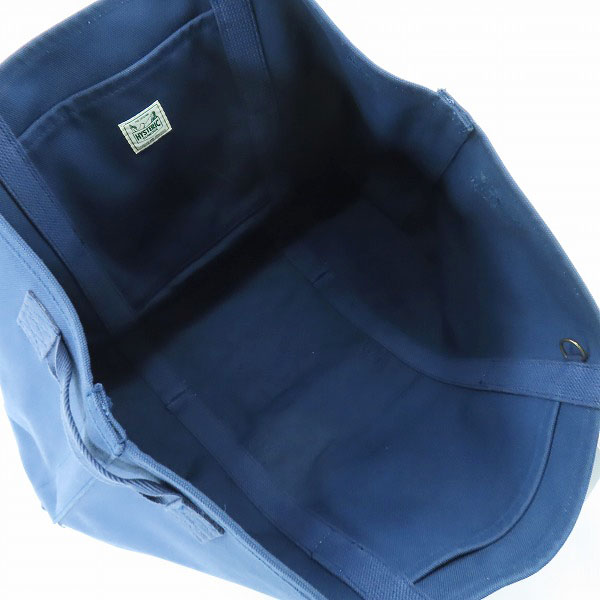 実際に弊社で買取させて頂いた【未使用】HYSTERIC GLAMOUR/ヒステリックグラマー トートバッグ ネイビーの画像 3枚目