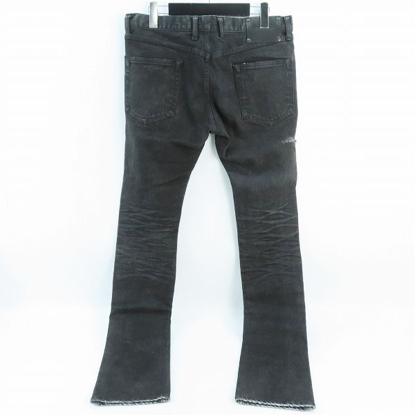 実際に弊社で買取させて頂いたISAMU KATAYAMA BACKLASH/バックラッシュ ストレッチデニム クラッシュストレート 1483-01C/Lの画像 1枚目