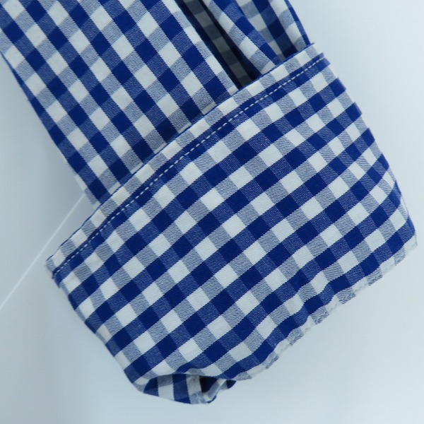 実際に弊社で買取させて頂いたSOPHNET./ソフネット パッチワーク ギンガムチェック 迷彩/カモフラ ボタンダウンシャツ/Mの画像 5枚目