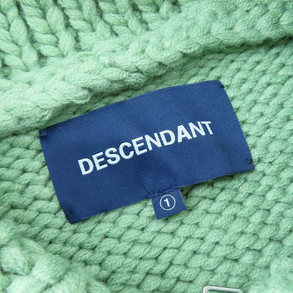 実際に弊社で買取させて頂いたDESCENDANT/ディセンダント SUNKEN COWICHAN SWEATER ジップアップ ニットジャケット 232MADS-JKM01 /1の画像 2枚目