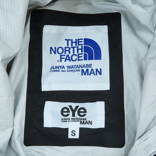 実際に弊社で買取させて頂いたTHE NORTH FACE/ザノースフェイス×eYe JUNYA WATANABE MAN/アイジュンヤワタナベマン レインポンチョ WK-C901/Sの画像 3枚目