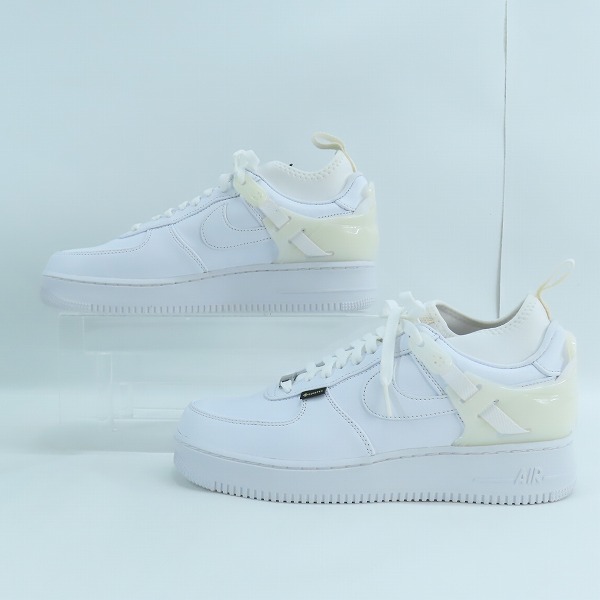 実際に弊社で買取させて頂いた【未使用】NIKE×UNDERCOVER/ナイキ×アンダーカバー AIR FORCE 1 LOW/エアフォース１ ロー ホワイト DQ7558-101/27.5の画像 3枚目