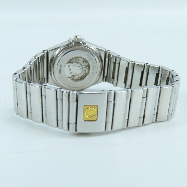 実際に弊社で買取させて頂いたOMEGA/オメガ コンステレーション マイチョイス クオーツ SS シェル/ピンク文字番の画像 2枚目