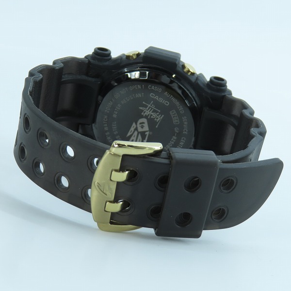 実際に弊社で買取させて頂いたG-SHOCK×STUSSY×BAPE/Gショック×ステューシー×エイプ コラボ FROGMAN/フロッグマン ソーラー GF-8250BS-1JRの画像 2枚目